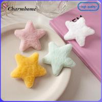 CHARMHOME กิ๊บหนีบผมรูปดาว15ชิ้นน่ารักฟูนุ่มสไตล์คลิปผมหวานดาวห้าแฉกนิ่มสำหรับผู้หญิง