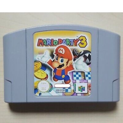 N64ชุด64บิตมาริโอ Party3 PAL รุ่น N64การ์ดตลับเกมวิดีโอระเบิดภาษาอังกฤษ