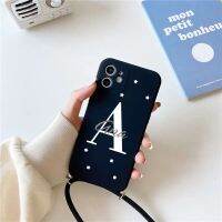 （shine electron）เคสตัวอักษร DIY A12 Samsung S9 S10สำหรับ Galaxy,A52 A72เงางาม4G 5G เคสสายคล้องคอแบบปรับได้ตามต้องการ