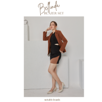 Belinda Blazer Set - เซตสูท 2 ชิ้น เสื้อสูท+เดรสแขนกุดเว้าเอว SUITABLE​