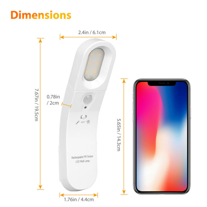 ไฟเซ็นเซอร์เคลื่อนไหวแบบไร้สายแบบชาร์จไฟได้-sb-ไฟ-led-กลางคืนไฟตู้ติดผนังไฟตู้เสื้อผ้า