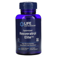 Life Extension Optimized Resveratrol Elite 60 Vegetarian Capsules