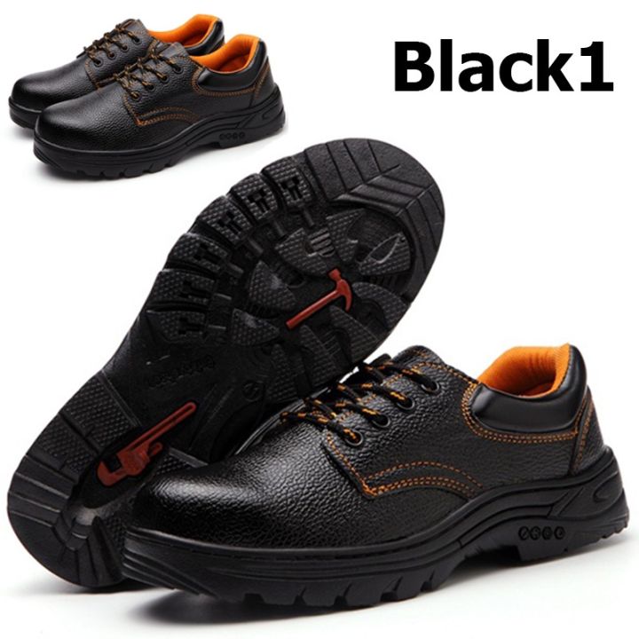 orfilas-รองเท้าเซฟตี้พื้นยางกันลื่นสำหรับผู้ชาย-รองเท้าเซฟตี้หัวเหล็ก-รองเท้าทำงานพื้นเรียบระบายอากาศ-รองเท้าเซฟตี้