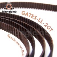 Trianglelab เข็มขัด2GT GATES-LL-2GT,เข็มขัดซิงโครนัส GT2กว้างเข็มขัดจับเวลา6มม. 9มม. ทนต่อการสึกหรอสำหรับ Ender3 Cr10 Anet เครื่องพิมพ์3D