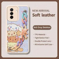 Solid color Nordic style Phone Case For Huawei Enjoy50-4G/Nova70 Plus/Nova70 4G Little Bear Color Chain Back Cover cute