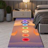 【CC】♣☁  Buddha Statue Meditation7 Chakra Mandala Psychedelic Of Suitable Bedroom Room Floor Rug