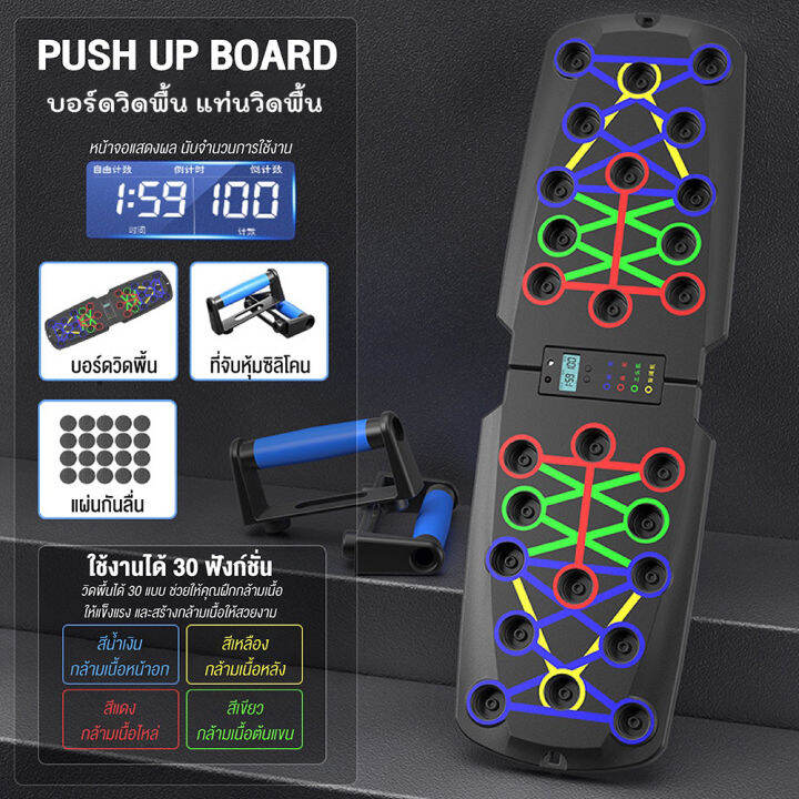 ที่วิดพื้น-push-up-board-อุปกรณ์สำหรับวิดพื้น-บอร์ดวิดพื้น-แท่นวิดพื้น-กระดานบอร์ดวิดพื้น