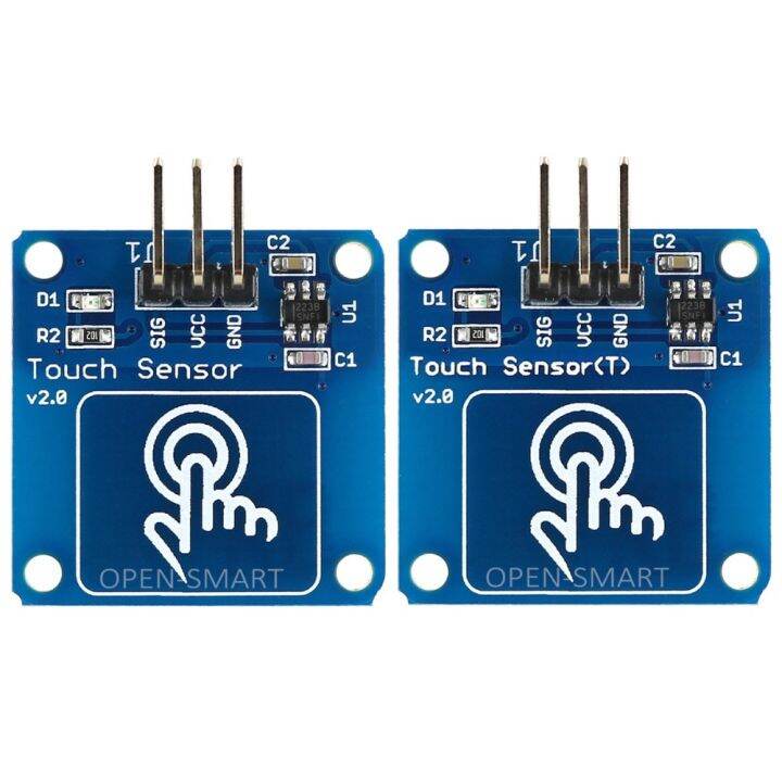 OPEN-SMART Touch Sensor Kit Golden Digital Capacitive Switch Module ...