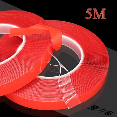 ✕♟ Double-sided Length 5M Width Strong Clear Transparent Acrylic Foam Adhesive Tapedouble Sided Adhesive Tape Adhesive Tape Sticker