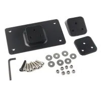 Motorcycle Laydown Tilt License Plate Kit Frame Mount for Harley Big Twins Sportster Dyna Softail