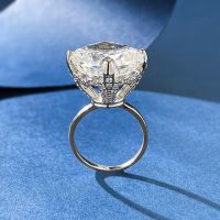 แหวนเพชรโมอิส8ct 925สำหรับปาร์ตี้แหวนแหวนแต่งงานสเตอร์ลิงเครื่องประดับงานหมั้นสำหรับผู้หญิง