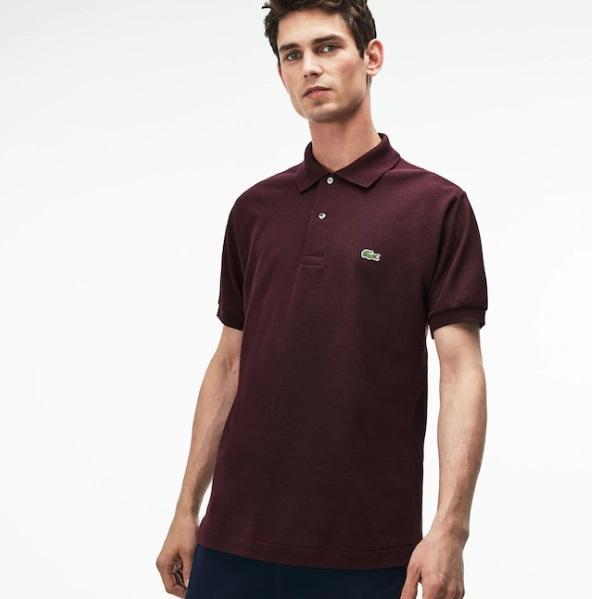 ORIGINAL LACOSTE POLO SHIRT FOR MEN CLASSIC - CHOCO BROWN - LACOSTE ...