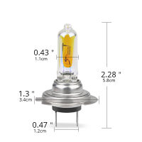 2pcs H7 55W100W Super Bright White golden yellow Fog Lights Halogen Bulb High Power Car Headlights Car Light Source parking