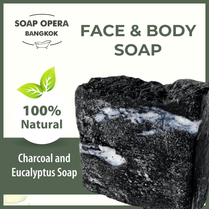 Charcoal and Eucalyptus Soap Lazada.co.th