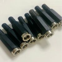 Free shipping  10 Pcs 2.1mm x 5.5mm Female DC Power Socket Jack Connector Adapter  Wires Leads Adapters