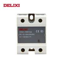 DELIXI CDG1 Solid State Relay SSR-10DD 25DD 40DD 60DD 80DD 3-32V DC 12-220V DC SSR เดี่ยวเฟส DC DC No Contact