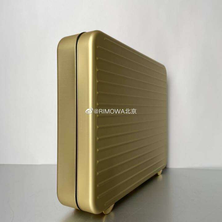 [Sold out] RIMOWA Gold Attache Briefcase gold briefcase suitcase in Rimowa Lazada PH