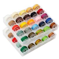 25-Color Round Waxed Thread For Leather Craft Sewing DIY Jewelry Handmade Braided Polyester Cord Wax Coated Strand Strings