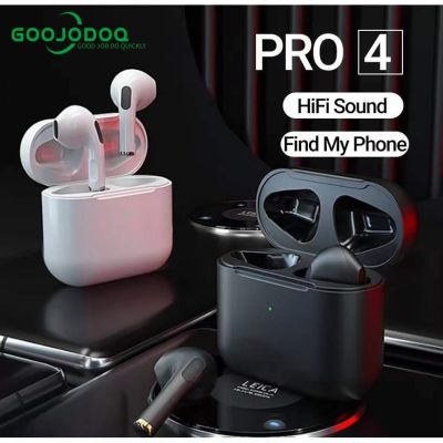GOOJODOQ Pro 4 หูฟัง Nirkabel ชุดหูฟัง Bluetooth 5.0 หูฟัง BT เครื่อง