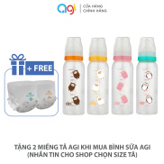 Bình sữa cổ hẹp PP Agi 250ml