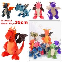 【CW】۞☬  35CM Double-headed Animals Stuffed Dolls Cartoon Anime Kids Boys Soft