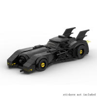 ภาพยนตร์ชุด Batmobile MOC ซูเปอร์ยานพาหนะฮีโร่รถอาวุธตัวเลขอาคารบล็อกชุดคลาสสิกรุ่น DIY อิฐของเล่นเด็กของขวัญ