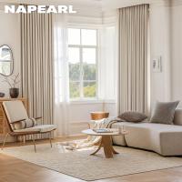 1PC Napearl New 70-85% Blackout Floral Printed Curtains Morden Light Soft Curtain For Living Room Bedroom Balcony Home Decor