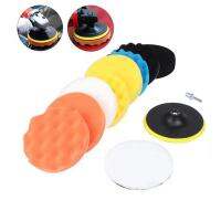 hot【DT】♀▬✐  3inch Car Polishing Disc 11/7/6/5Pcs/Set Self-Adhesive Buffing Waxing Sponge Wool Polisher