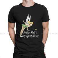ขาย! ! !เสื้อยืดเท่ ดิสนีย์ ปีเตอร์ แพน ฟิล์ม สโต๊ฟ เชิร์ต ทิงเกอร์เบลล์ Is Mijn Geest Fee Etherische เสื้อยืดพื้นฐาน สันทนาการ
