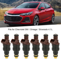 หัวฉีดน้ำมันเชื้อเพลิง6ชิ้น0280150975สำหรับ Chevrolet Omega Gm/silverado 4.1L