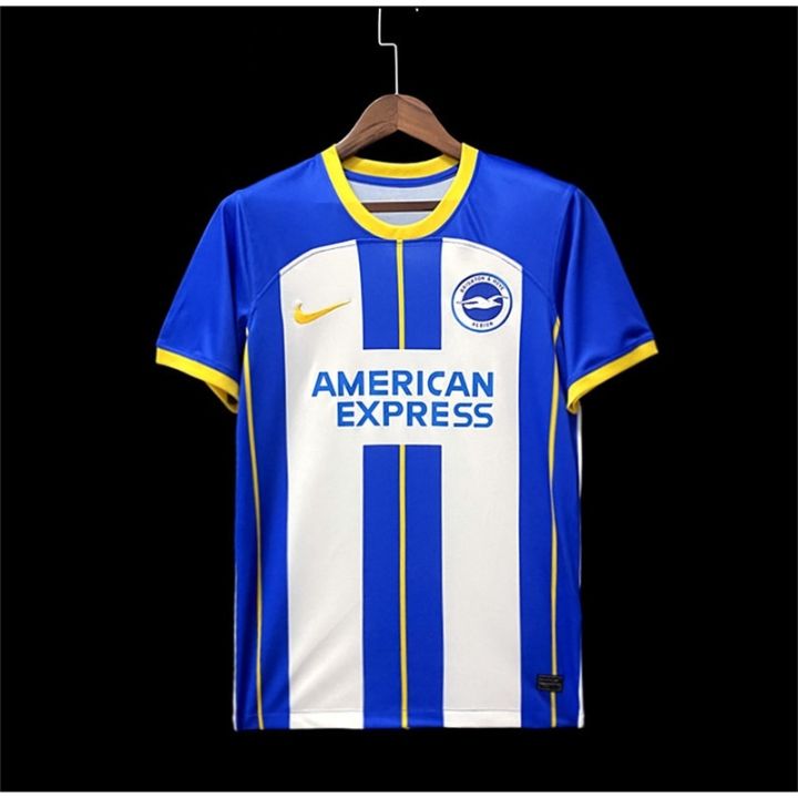 Fast Delivery 2022/2023 Brighton Home Kit Men 22/23 Fooball Jersey Mens  Football Jersey Soccer Jersi Size S-XXL 