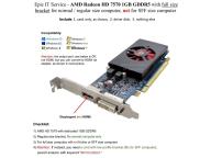 VGA AMD RADEON 7570 1GB DR5 128 BIT - VGA CHO CÂY ĐỒNG BỘ thumbnail