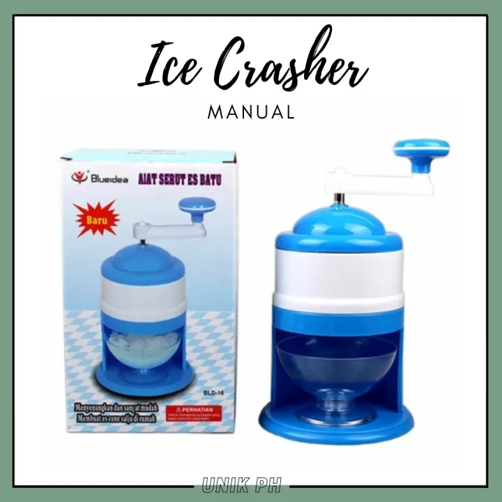 Manual Ice Crusher for Halo halo Hand Shaved Ice Crusher Machine For