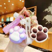 【hot】✒✓  Cartoon Silicone Dog Keychain School Handbag Claw Keyring Fashion Jewelry 2022