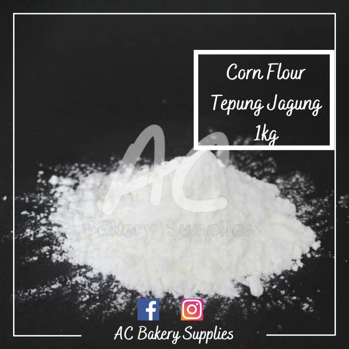 [HALAL] Corn Flour 1kg / Tepung Jagung 1kg Lazada