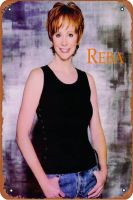 Reba Mcbire Movie (2001) โปสเตอร์ป้ายดีบุกโลหะโบราณสไตล์วินเทจตกแต่งแผ่นโลหะประดับผนังป้ายโลหะ8X12นิ้ว