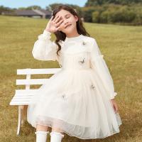 ✻  New spring 2022 girls dress skirt girl autumn dress the spring and autumn period and the western style childrens princess skirt