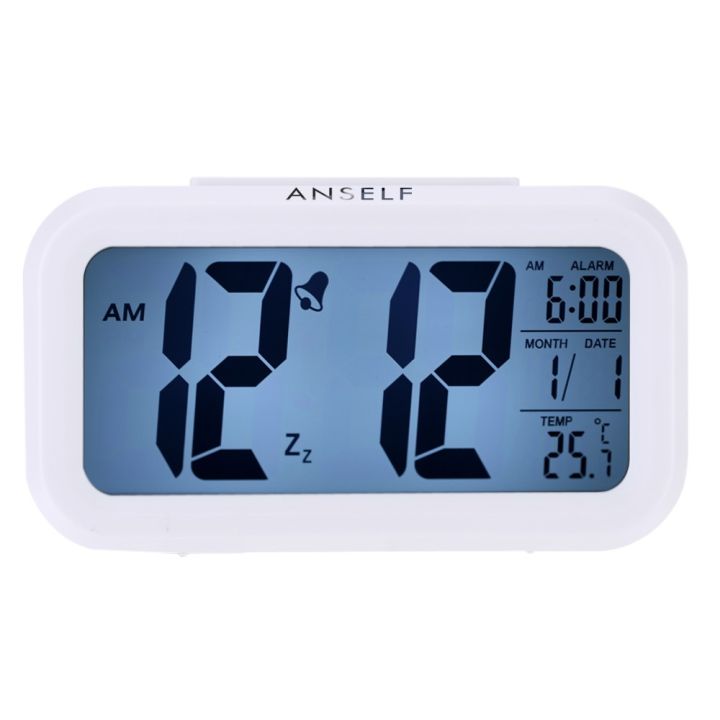 นาฬิกาปลุกพร้อมจอแสดงผล-anself-led-alarm-clock-sensor-time-ส่วนลด100-บาท-โค้ด