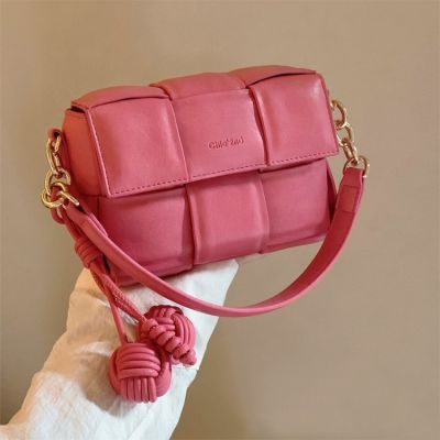 MLBˉ Official NY Nanfeng Chio2nd Raspberry Summer Small Square Bag This Years Explosive Small Bag Female New Single Shoulder Messenger Bag