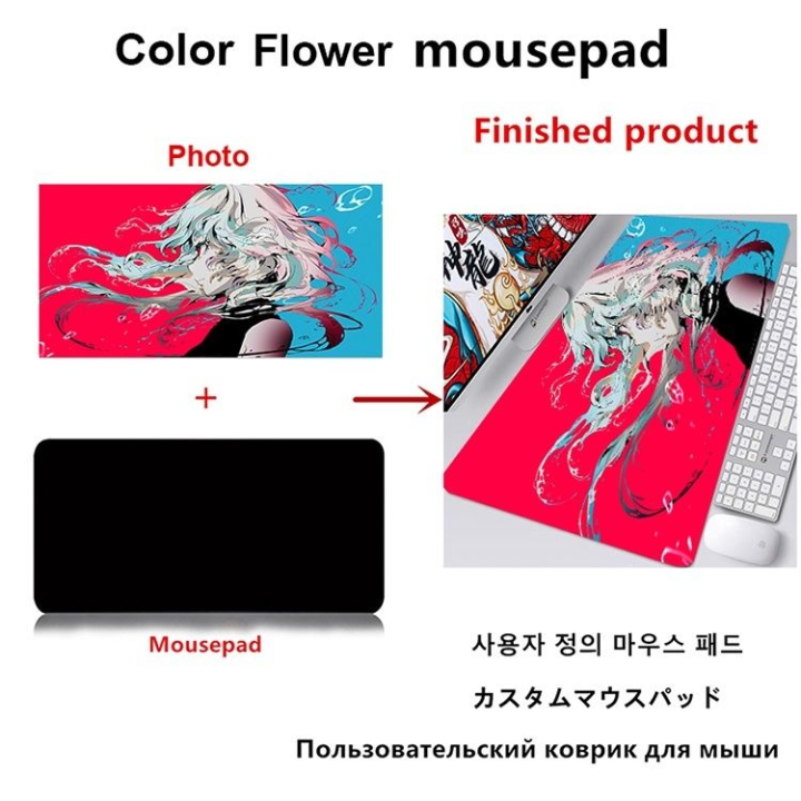 deskmats-kawaii-light-yellow-cute-rabit-flower-lofi-cartoon-aesthetics-mousepad-table-decoration-laptop-pc-accessories-mouse-pad