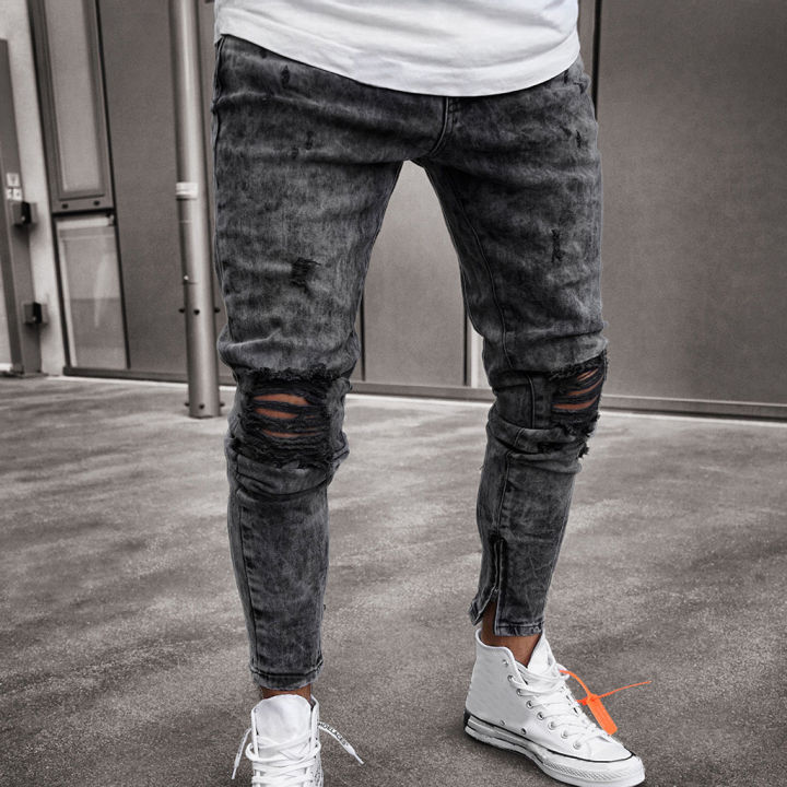 ripped mens slim fit jeans