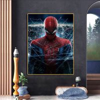 Superhero Canvas Painting: Cool Spider Man Prints, Avengers Portrait Poster, Ideal For Home Study Desk Wall Decor, Frameless