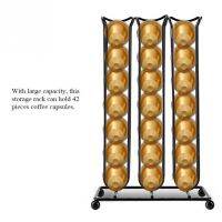 【YF】 Cápsulas de Café e Pods Holder Dolce Gusto Storage Stand Iron Display Rack Organizador para Bar Escritório 42PCs