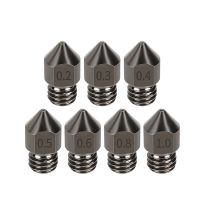 ▬❍ MK7 MK8 Nozzle Super Hard Steel Mold Steel Corrosion-Resistant Extruder Threaded 1.75mm 3D Printer Nozzle for Ender 3 Pro