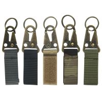 Outdoor Tactical Keychain Webbing Buckle Mountaineering Multi-functional MOLLE Keys