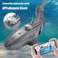 APP RC หุ่นยนต์ฉลามของเล่นกล้อง HD Wif Fpv ไฟฟ้ากันน้ำสัตว์เรือดำน้ำเครื่องปลาของเล่นจำลองสำหรับเด็ก