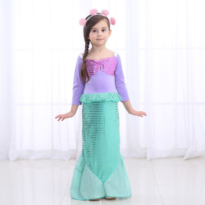 little-mermaid-ariel-princess-dress-girls-cosplay-costumes-for-kids-baby-girl-mermaid-dress-up-sets-children-halloween-clothing
