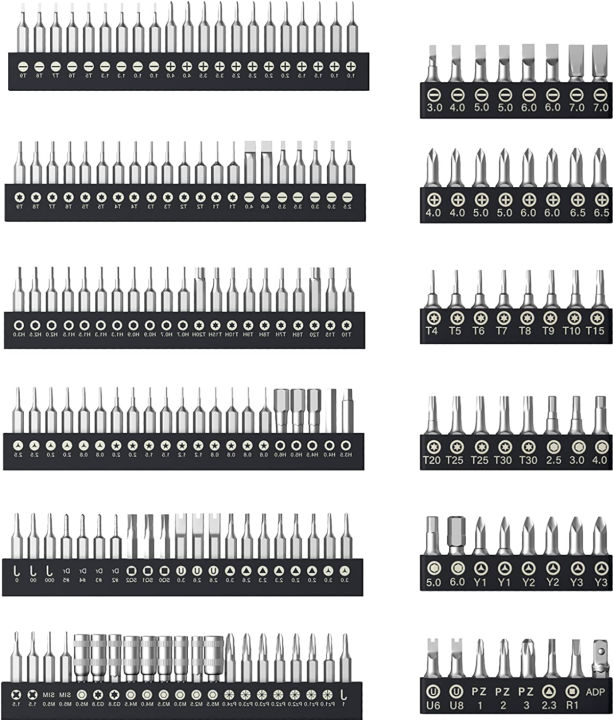 jakemy-201-in-1-precision-screwdriver-set-multi-bits-screwdriver-professional-electronics-repair-tool-kit-for-laptop-phone-computer-watch-eyeglasses-console-household-screwdriver-tool-set-p13-201-in-1