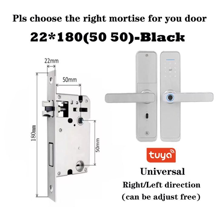 tuya-ล็อคประตูไฟฟ้าด้วยรหัสผ่านแอป-wifi-อัจฉริยะระบบรักษาความปลอดภัยด้วยลายนิ้วมือชีวมิติสีเงิน