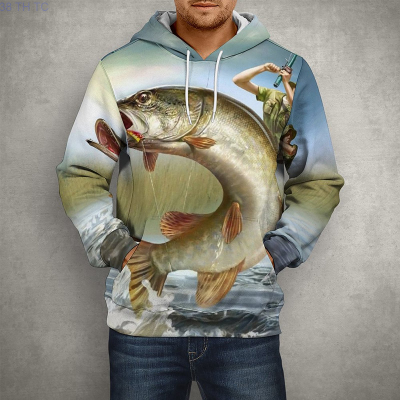 2022 New Spring 3D Print Fish Hoodies Men Women Children Casual Funny Long Sleeve Cool Boy Girl Fashion Unisex Pullover Tops Size:XS-5XL